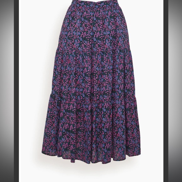 Xirena Angeline Skirt in Ink Black - Picture 2 of 5